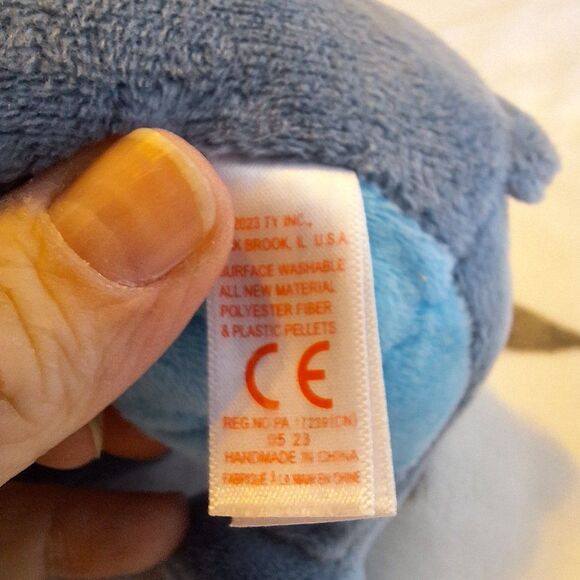 6" Plush - STITCH from Disney - Ty Beanie Baby - Lilo & Stitch Alien - 2023 - Picture 8 of 8